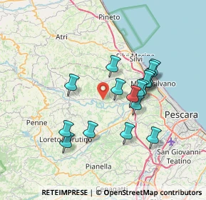 Mappa Via Piano di Sacco, 65013 Città Sant'Angelo PE, Italia (6.62176)