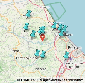 Mappa Via Piano di Sacco, 65013 Città Sant'Angelo PE, Italia (6.6625)