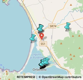 Mappa Strada Heba, 58015 Orbetello GR, Italia (4.796)