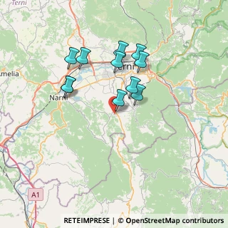 Mappa Via Francesco Malvetani, 05039 Stroncone TR, Italia (6.56545)