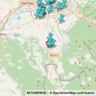 Mappa Via Francesco Malvetani, 05039 Stroncone TR, Italia (5.9465)