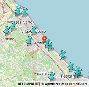 Mappa Via Lago di Suviana, 65015 Montesilvano PE, Italia (2.87867)