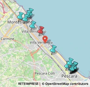 Mappa Via Lago di Suviana, 65015 Montesilvano PE, Italia (2.991)