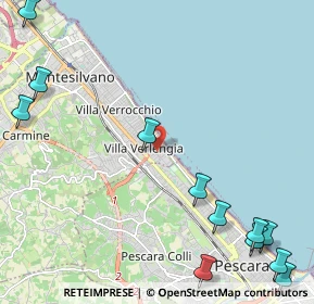 Mappa Via Lago di Suviana, 65015 Montesilvano PE, Italia (3.39333)