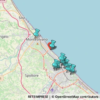 Mappa Via Lago di Trasimeno, 65015 Montesilvano PE, Italia (3.52692)