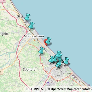 Mappa Via Lago di Trasimeno, 65015 Montesilvano PE, Italia (4.0675)