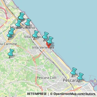 Mappa Via Lago di Trasimeno, 65015 Montesilvano PE, Italia (2.91667)