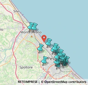 Mappa Via Lago di Trasimeno, 65015 Montesilvano PE, Italia (4.203)