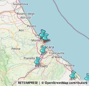 Mappa Via Lago di Trasimeno, 65015 Montesilvano PE, Italia (29.88923)