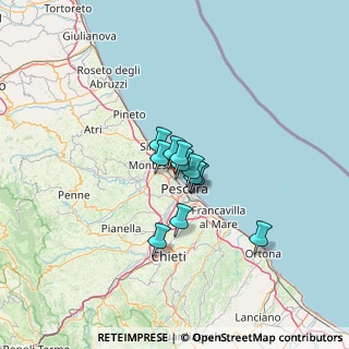 Mappa Via Lago di Trasimeno, 65015 Montesilvano PE, Italia (7.34)