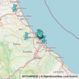Mappa Via Lago di Trasimeno, 65015 Montesilvano PE, Italia (19.22083)