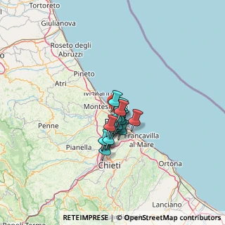 Mappa Via Lago di Bomba 13 Pal B, 65015 Montesilvano PE, Italia (7.97688)