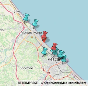 Mappa Via Lago di Bomba 13 Pal B, 65015 Montesilvano PE, Italia (3.41091)