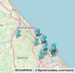 Mappa Via Lago di Bomba 13 Pal B, 65015 Montesilvano PE, Italia (3.62333)