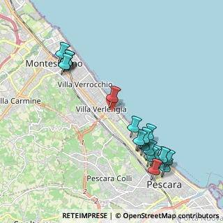 Mappa Via Lago di Bomba 13 Pal B, 65015 Montesilvano PE, Italia (2.399)