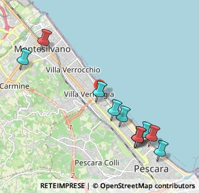 Mappa Via Lago di Bomba 13 Pal B, 65015 Montesilvano PE, Italia (2.38)