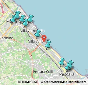 Mappa Via Lago di Bomba 13 Pal B, 65015 Montesilvano PE, Italia (2.71692)