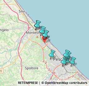 Mappa Via Monte Vigo, 65015 Montesilvano PE, Italia (3.56818)