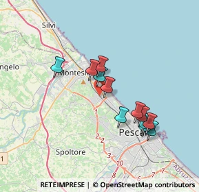 Mappa Via Monte Vigo, 65015 Montesilvano PE, Italia (3.24083)