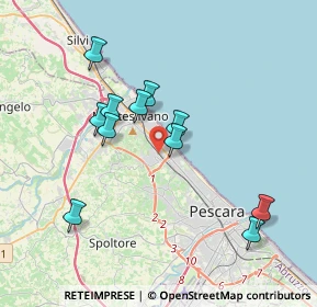 Mappa Via Monte Vigo, 65015 Montesilvano PE, Italia (3.59545)