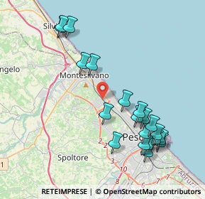 Mappa Via Monte Vigo, 65015 Montesilvano PE, Italia (4.549)