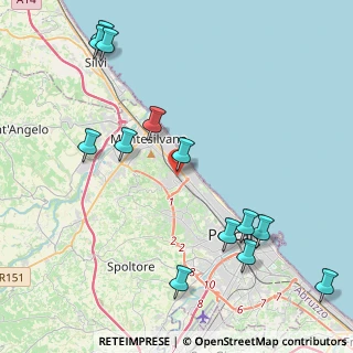 Mappa Via Monte Vigo, 65015 Montesilvano PE, Italia (5.30615)