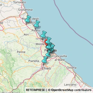 Mappa Via Monte Vigo, 65015 Montesilvano PE, Italia (8.74545)