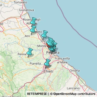 Mappa Via Monte Vigo, 65015 Montesilvano PE, Italia (8.76917)