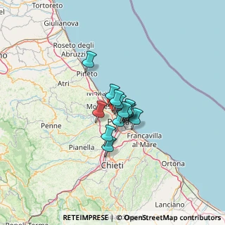 Mappa Via Monte Vigo, 65015 Montesilvano PE, Italia (6.58154)