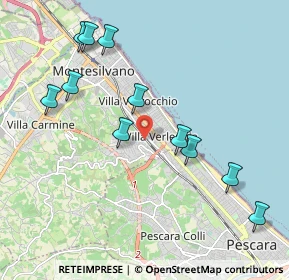 Mappa Via Monte Vigo, 65015 Montesilvano PE, Italia (2.24636)
