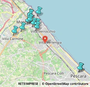 Mappa Via Monte Vigo, 65015 Montesilvano PE, Italia (2.56583)