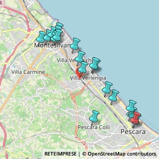 Mappa Via Monte Vigo, 65015 Montesilvano PE, Italia (2.34632)