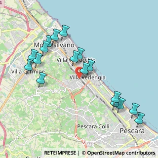 Mappa Via Monte Vigo, 65015 Montesilvano PE, Italia (2.30588)