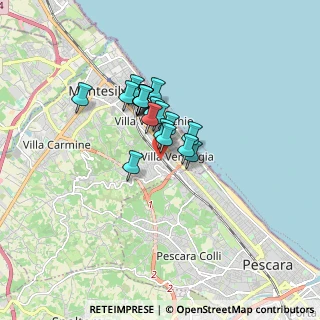 Mappa Via Monte Vigo, 65015 Montesilvano PE, Italia (1.11737)
