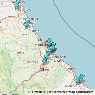 Mappa Via Livenza, 65015 Montesilvano PE, Italia (15.93364)