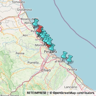Mappa Via Livenza, 65015 Montesilvano PE, Italia (9.778)
