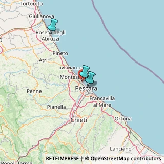 Mappa Via Livenza, 65015 Montesilvano PE, Italia (55.52)