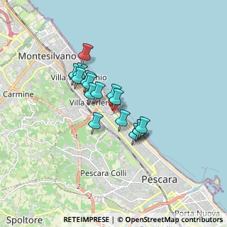 Mappa Via Livenza, 65015 Montesilvano PE, Italia (1.29875)
