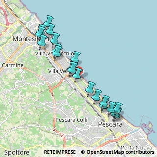 Mappa Via Livenza, 65015 Montesilvano PE, Italia (2.1535)