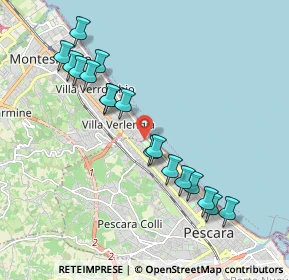 Mappa Via Livenza, 65015 Montesilvano PE, Italia (2.08294)