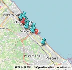 Mappa Via Livenza, 65015 Montesilvano PE, Italia (1.70294)