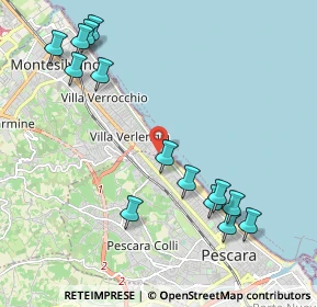Mappa Via Livenza, 65015 Montesilvano PE, Italia (2.52143)