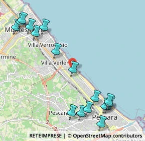 Mappa Via Livenza, 65015 Montesilvano PE, Italia (2.82176)