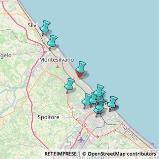 Mappa Via Livenza, 65015 Montesilvano PE, Italia (3.87)