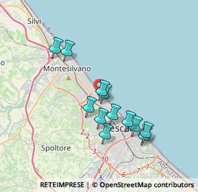 Mappa Via Livenza, 65015 Montesilvano PE, Italia (3.36333)