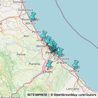Mappa Via Serchio, 65123 Montesilvano PE, Italia (8.5325)