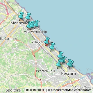 Mappa Via Serchio, 65123 Montesilvano PE, Italia (2.22538)