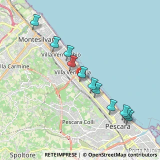 Mappa Via Serchio, 65123 Montesilvano PE, Italia (2.14)