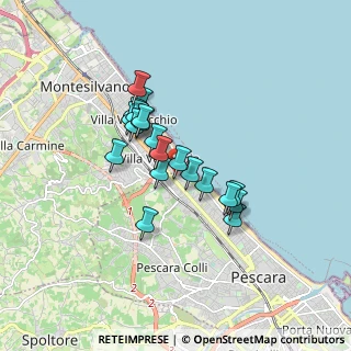 Mappa Via Serchio, 65123 Montesilvano PE, Italia (1.3565)