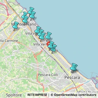 Mappa Via Serchio, 65123 Montesilvano PE, Italia (2.18385)